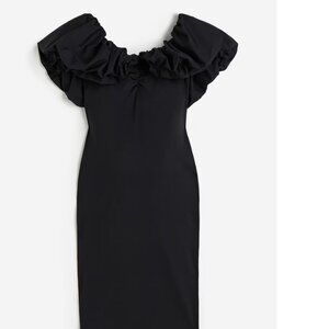 H&M MAMA Off-the-shoulder Dress Size S NEW WITH TAG!